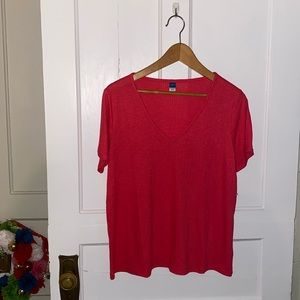 Old Navy NWT V Neck Short Sleeve Shirt size Medium